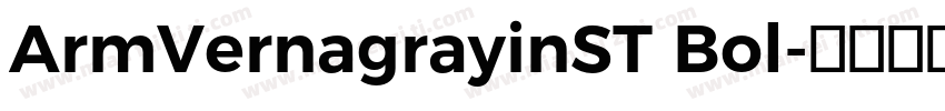 ArmVernagrayinST Bol字体转换
